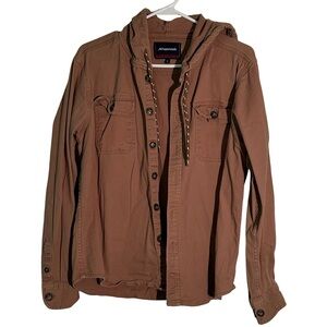 Aeropostale Men's Tan Shirt Jacket